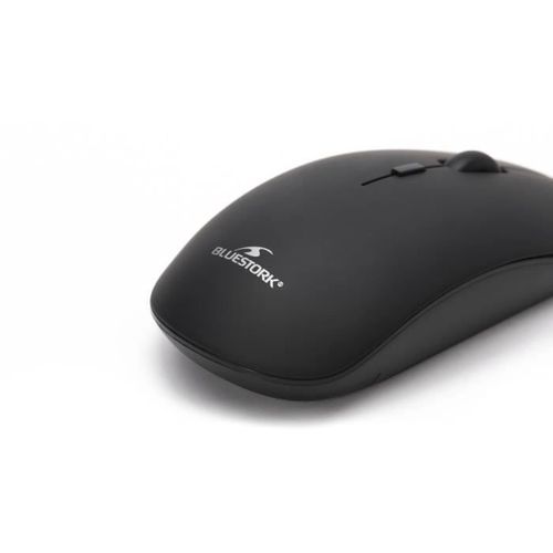 Souris Sans Fil - Bluestork - Office 100 - 2.4g + Bluetooth - Rechargeable - PC/mac - Noir