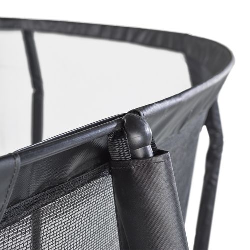 Trampoline De Jardin Rond D.426cm Avec Filet De Sécurité + Échelle - Fabrication Européenne - Famil