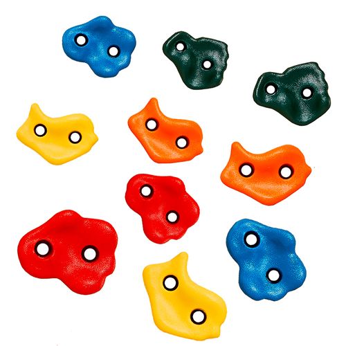 10 Pierres à Grimper D'escalade Pour Structures De Jeux - Fixations Non Inclues