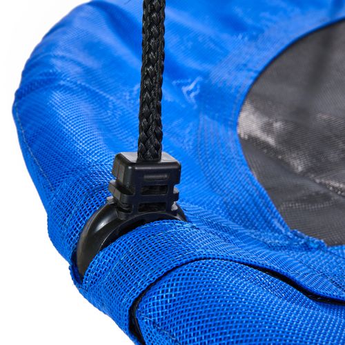 Balançoire Ronde Nid D'oiseau Rond D.100cm - Bleu - Charge 150kg Maxi