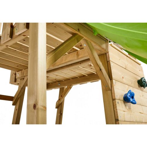 Tour De Jeux Bois Wiki - Toboggan, Escalade, Cabane Et Bac à Sable