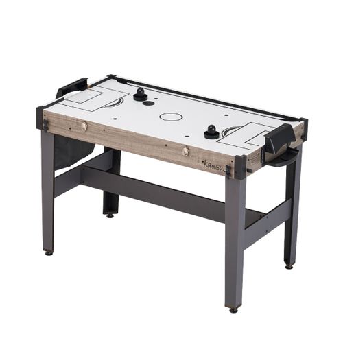 Table De Jeux 4 En 1 - Babyfoot Barres Télescopiques, Ping Pong, Hockey, Basket
