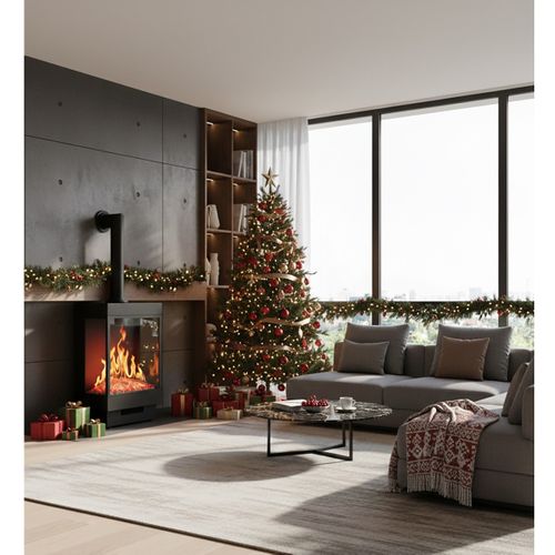 Cheminée Électrique 2000w - Majestic 3d