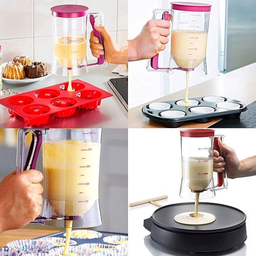 Distributeur De Pâte 900 Ml Pour Crêpes, Pancakes Et Pâtisseries
