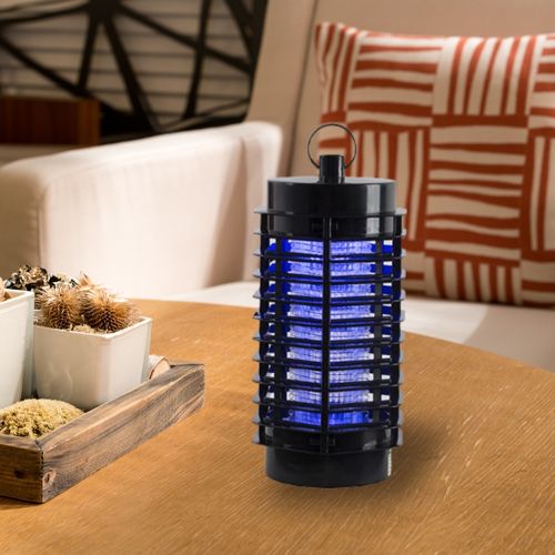 Lampe Anti Moustique 2 LED Uv Électrique Et Silencieuse Pour Intérieur Avec Rayon D'action 40 M²