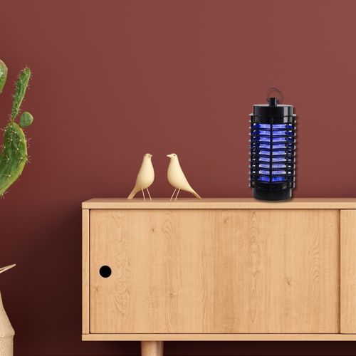 Lampe Anti Moustique 2 LED Uv Électrique Et Silencieuse Pour Intérieur Avec Rayon D'action 40 M²