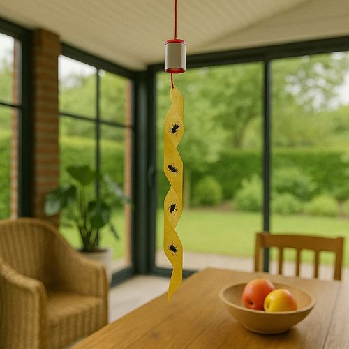 Pack De 4 Rubans Attrape-mouches – Sans Insecticide, Inodore et Facile à Installer