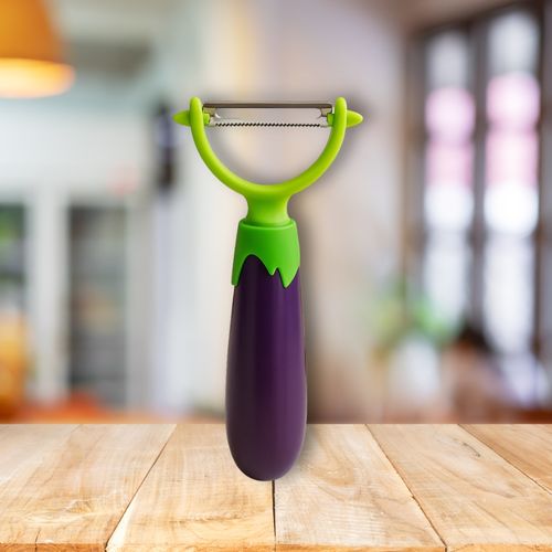 Éplucheur Légumes 16 Cm – Manche Aubergine Original - Pratique et Design