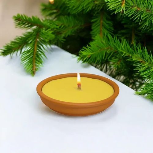 Pack 2 Bougies Citronnelle Anti-moustique En Pot Terre