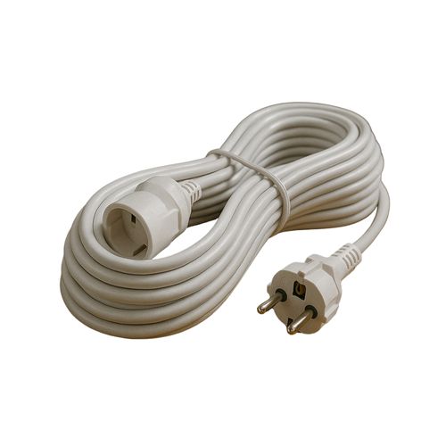 Rallonge Électrique 10m – 3500w 220-240v - Blanche Intérieur