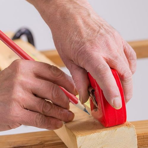 Lot De 4 Crayons De Charpentier 17,5 Cm – Marquage Précis Bois et Béton