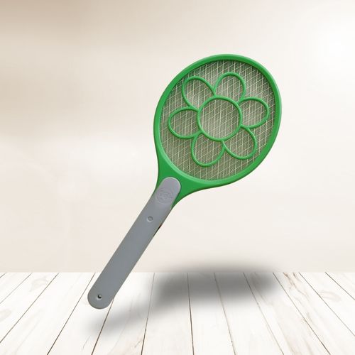 Raquette Anti-moustique Électrique à Piles Format XL 48 Cm Grille Haute Tension Pour Insectes