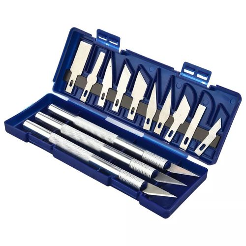 Set De Cutter De Précision Avec 10 Lames Interchangeables Et Boîte De Rangement Pour Loisirs Créatif