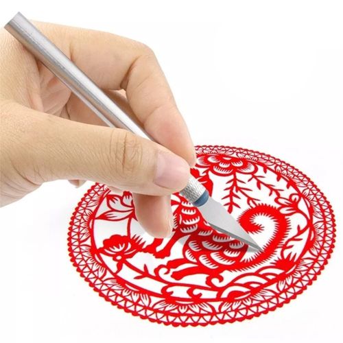 Set De Cutter De Précision Avec 10 Lames Interchangeables Et Boîte De Rangement Pour Loisirs Créatif