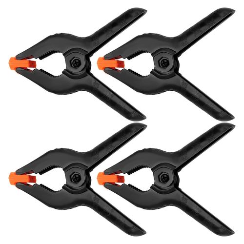 Pack De 4 Pinces à Ressort En Nylon Robuste Serre-joint Polyvalent Pour Bricolage - Ouverture 100mm