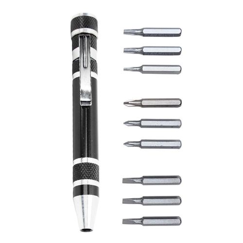 Stylo Tournevis Multifonctions De Precision 10 En 1 Magnetique Et Portable
