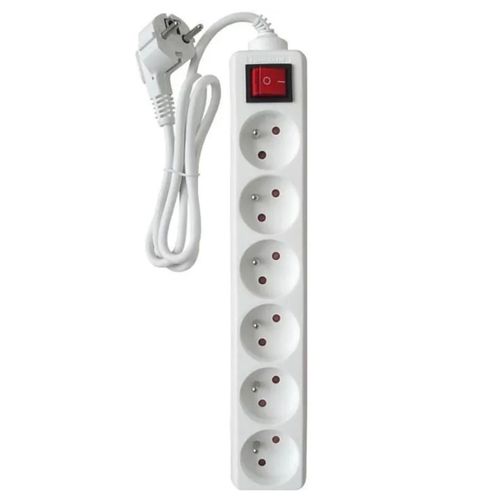 Bloc Multiprise 6 Prises Avec Interrupteur 230v 16a