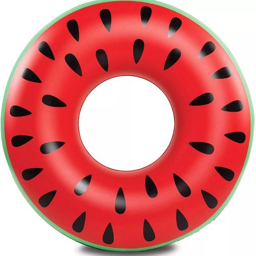 Bouée Gonflable Géante Forme Pastèque 80 Cm Multicolore Pour Enfants Et Adultes Piscine Ou Plage