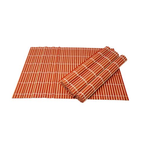 2 Lots De 4 Sets De Table En Bambou - Résistants Et Faciles à Nettoyer