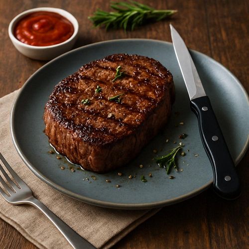 2 Lots De 3 Couteaux à Steak En Acier Inoxydable – Lame Lisse 11 Cm