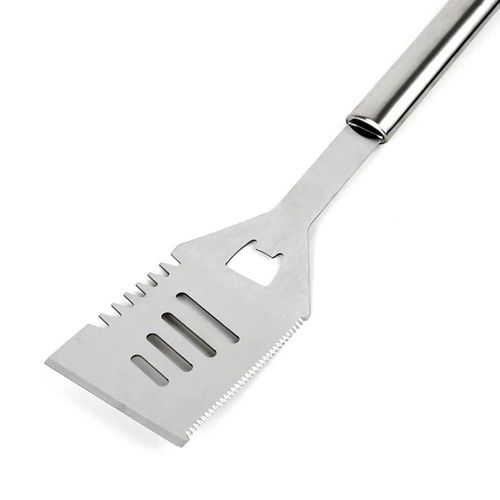 Spatule Multifonctions En Inox 35 Cm – Outil 5 En 1 Pour Barbecue
