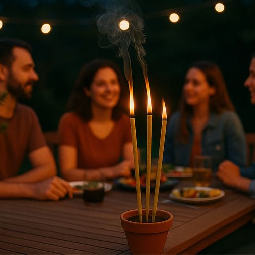 Encens Géant Citronnelle X30 – Anti-moustique Extérieur 40cm