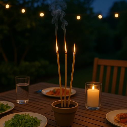 Encens Géant Citronnelle X30 – Anti-moustique Extérieur 40cm