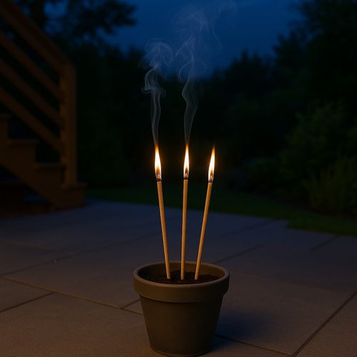 Encens Géant Citronnelle X30 – Anti-moustique Extérieur 40cm