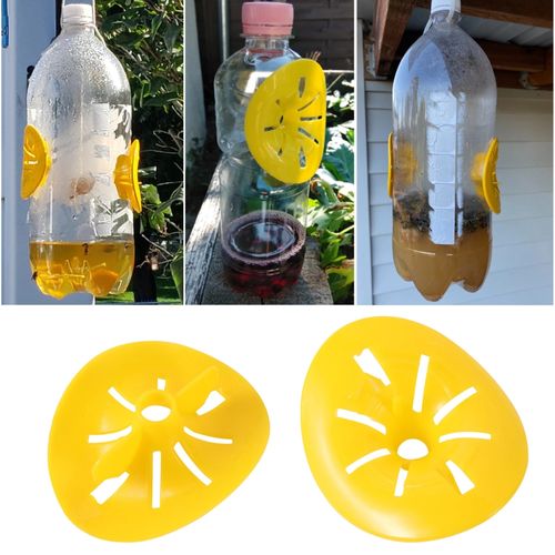 Lot De 2 Pièges à Guêpes Réutilisables Diy Extérieur