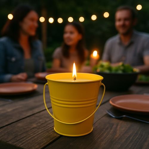 Pack 3 Bougies Citronnelle Anti-moustique – Terrasse Été