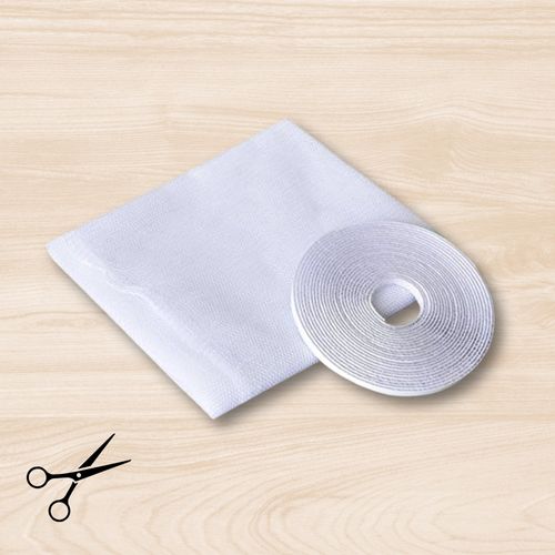 Moustiquaire Fenêtre 130x150 Cm Blanc – Diy, Découpable, Anti-insectes
