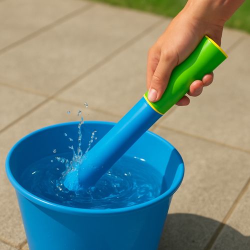 Maxi Pompe à Eau Enfant 42 Cm Facile à Utiliser Pour Jeux Extérieurs Piscine Plage Couleur Aléatoire