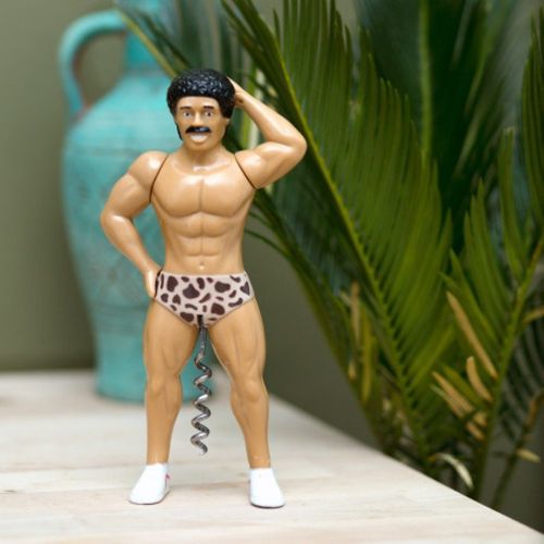 Tire-bouchon Homme Muscleman Moustache 20cm Modèle Insolite Et Original Accessoire Apéro Fun Et Desi
