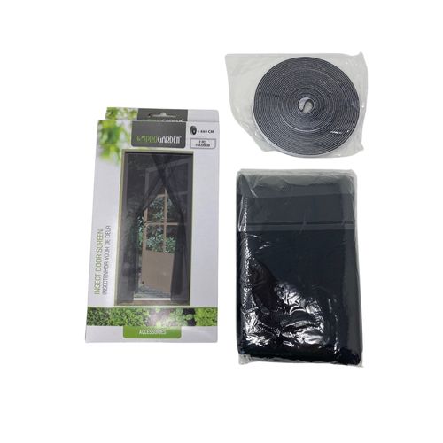 Lot De 2 Moustiquaires Pour Porte Et Fenêtre 75x220 Cm – Installation Facile Avec Ruban Adhésif