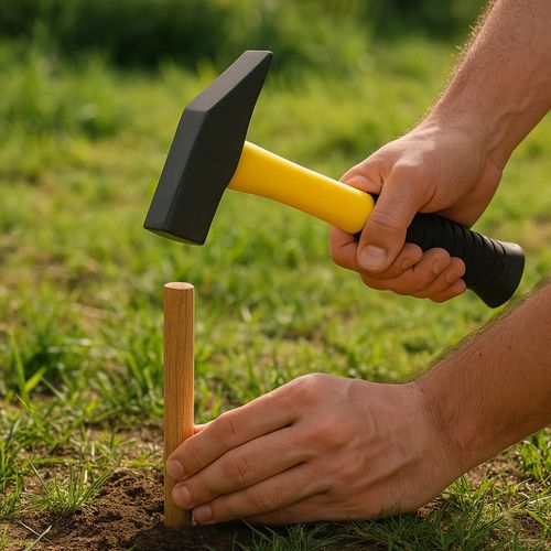 Marteau De Menuisier Rivoir 34 Cm – 800 G Manche Ergonomique Jaune Et Noir