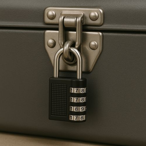 Cadenas à Code 4 Chiffres – Sécurité Pour Casier, Valise et Bagage