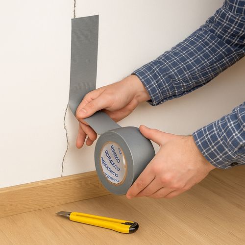 Ruban Adhésif Américain Toilé Gris 50 Mm X 50 M – Réparation et Étanchéité Résistante