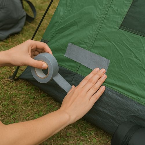 Ruban Adhésif Américain Toilé Gris 50 Mm X 50 M – Réparation et Étanchéité Résistante