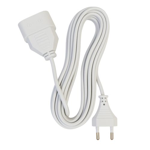 Rallonge Électrique Blanche 5m – 1380w, 220v-240v