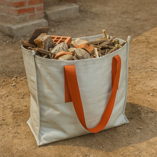 Pack De 2 Sacs à Gravats Résistants 50 Kg – Polypropylène Réutilisable Pour Déchets De Chantier