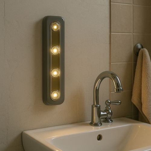 Lampe Poussoir LED 18cm – Lumière Sans Fil Pour Placard Et Escalier