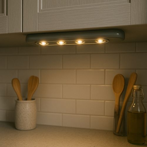 Lampe Poussoir LED 18cm – Lumière Sans Fil Pour Placard Et Escalier