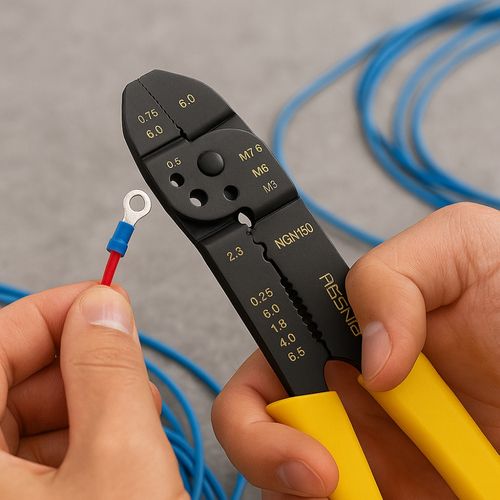 Pince à Dénuder Multifonctions 5 En 1 – Dénuder, Couper, Sertir, Mesurer et Couper Boulons