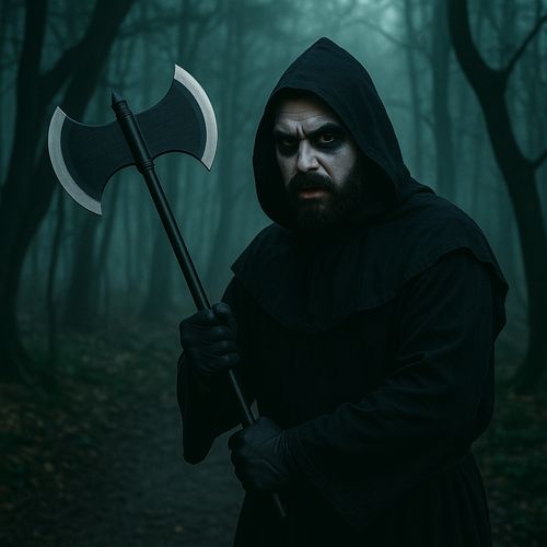 Grande Hache Double En Plastique Réglable 107 Cm Accessoire Déguisement Halloween Costume