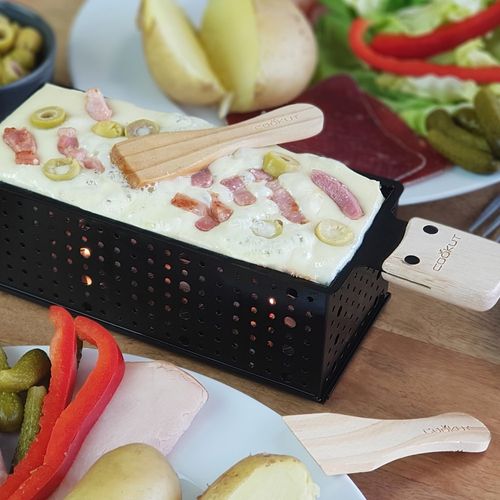 Raclette à La Bougie Pour 2 Noir