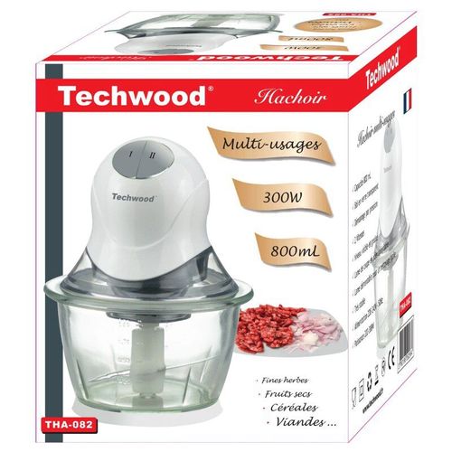 Mini hachoir TECHWOOD THA-82 Blanc