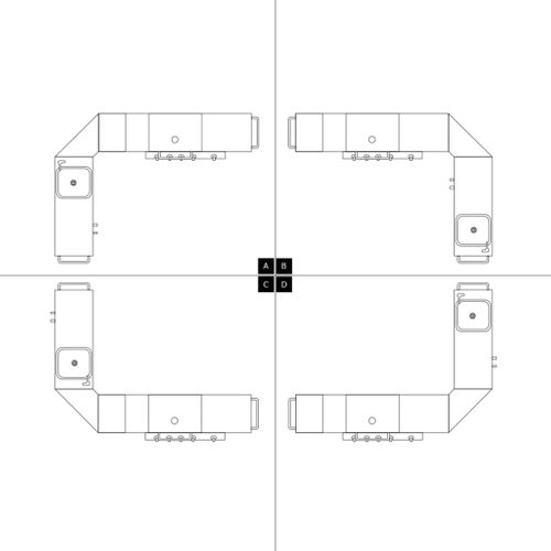 Barbecue. Cuisine Extérieure Gaz - Rochefort - Barbecue 5 Brûleurs Avec Évier. Planche. Ustensiles.