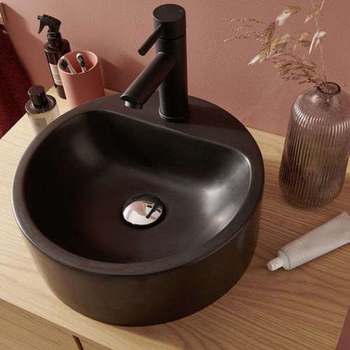 Vasque Ronde à Poser En Résine 37 Cm Nori