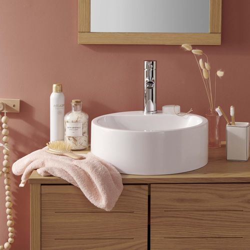 Vasque Ronde à Poser En Résine 37 Cm Nori