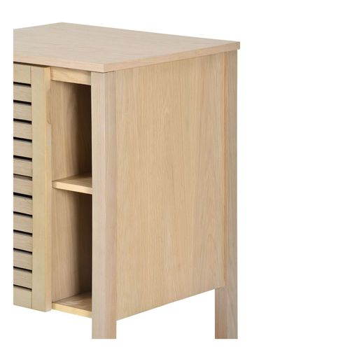 Meuble Simple Vasque Talix Sur Pieds En Chêne Naturel 60 Cm